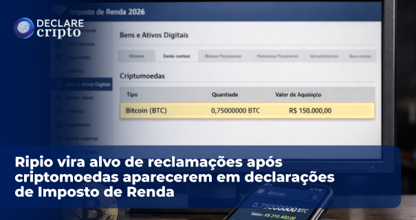 Ripio vira alvo de reclamações após criptomoedas aparecerem em declarações de Imposto de Renda