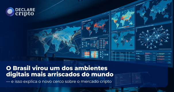 O Brasil virou um dos ambientes digitais mais arriscados do mundo — e isso explica o novo cerco sobre o mercado cripto
